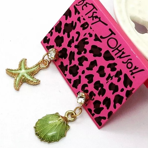 Betsey Johnson Jewelry - 3 for $10 Betsey J shell and Star earrings